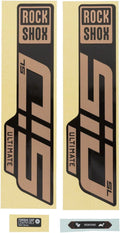 Rockshox Fork Decal Kit - SID SL Ultimate 27.5"/29" Matte Copper Foil/High Gloss