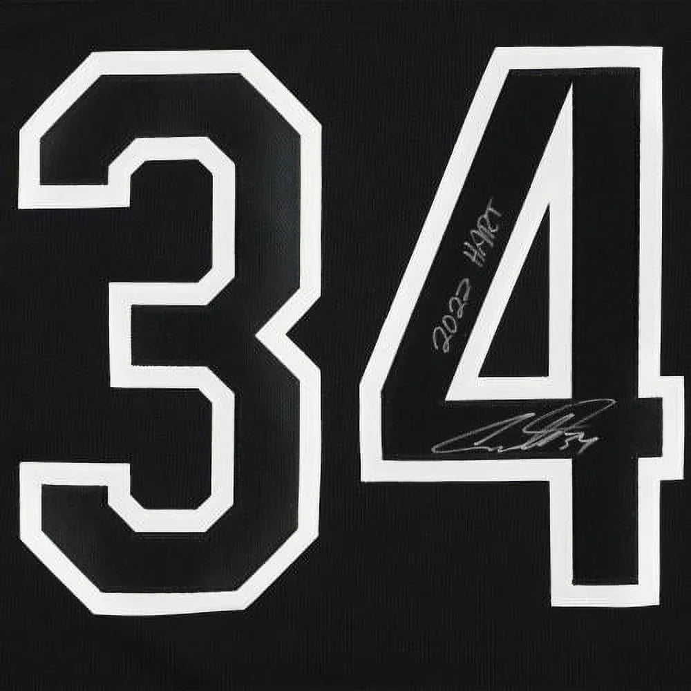 Auston Matthews Toronto Maple Leafs 2022 Hart Trophy Winner Autographed Black Alternative Adidas Authentic Jersey with "2022 Hart" Inscription - Fanatics Authentic Certified