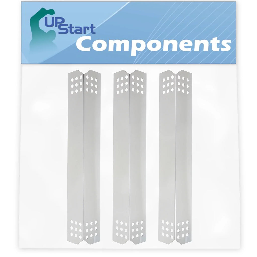 3-Pack BBQ Grill Heat Shield Plate Tent Replacement Parts for Nexgrill 720-0745 - Suitable Barbeque Stainless Steel Flame Tamer, Guard, Deflector, Flavorizer Bar, Vaporizer Bar, Burner Wrap 16 1/8"