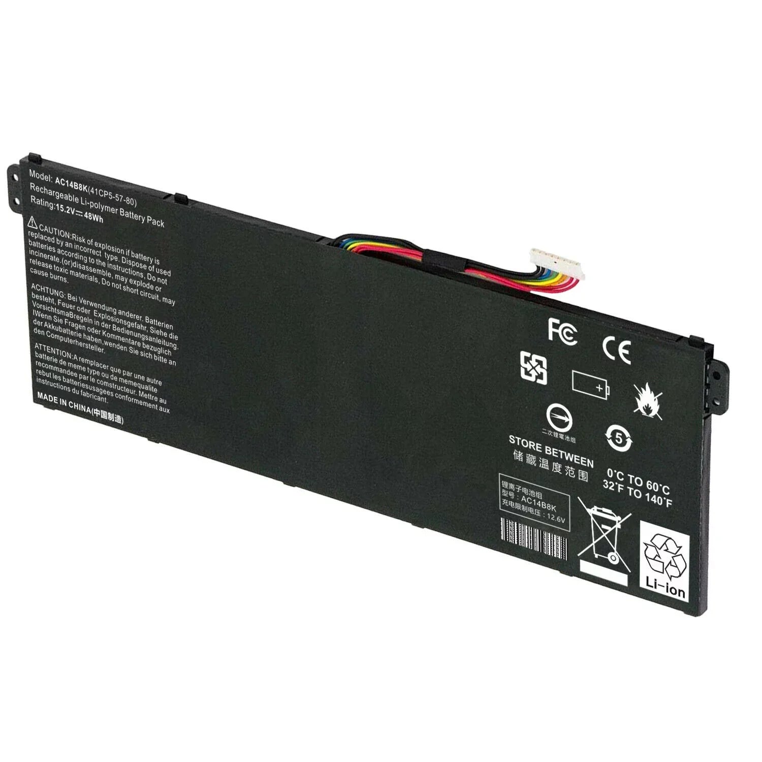 AC14B3K AC14B3K Battery for Acer Chromebook CB3-531 CB5-571 CB3-111 C810 C910