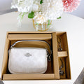 Coach CN045 Boxed Nolita 15 In Signature Canvas IN Chalk Glacier White Multi