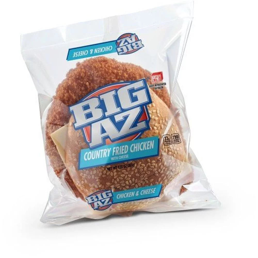 Advance Pierre Big Az Country Fried Chicken Sandwich with Cheese, 9.2 Ounce -- 8 per case