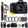 Canon EOS 80D DSLR Camera with 18-55mm Lens + 64GB Buzz-photo Advanced Kit