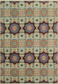 Aria Stephen Ivory/Blue Runner, 9'10" x 13'4"