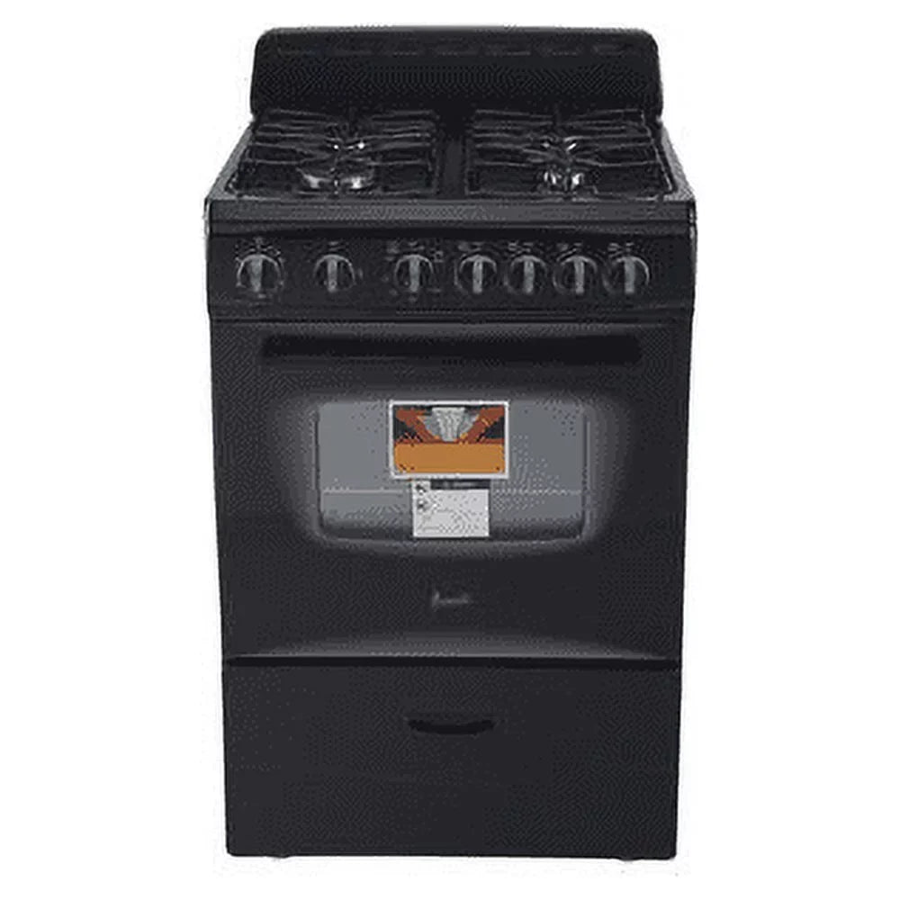Avanti 24" Compact Gas Range Oven, in Black (GR2415CB)