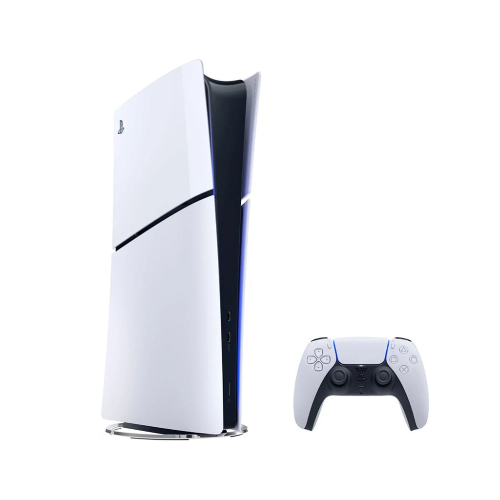2023 New PlayStation 5 Slim Upgraded 2TB Digital Edition Console, Controller and Mytrix Controller Case - White, Slim PS5 2TB PCIe SSD Gaming Console