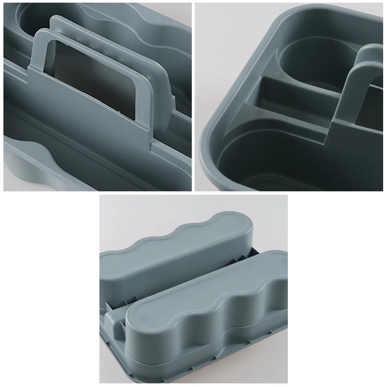 Yuright Plastic Cleaning Caddy Organizer with Handle, 4 Packs Carry Caddy
