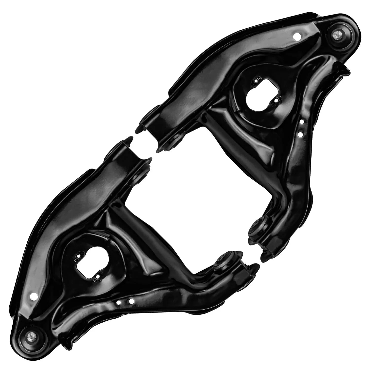 Detroit Axle - Front 10pc Suspension Kit for 94-04 Ford Mustang, 2 Lower Control Arms w/Ball Joints 4 Tie Rods 2 Sway Bars 2 Boot 1995 1996 1997 1998 1999 2000 2001 2002 2003 2004 Replacement