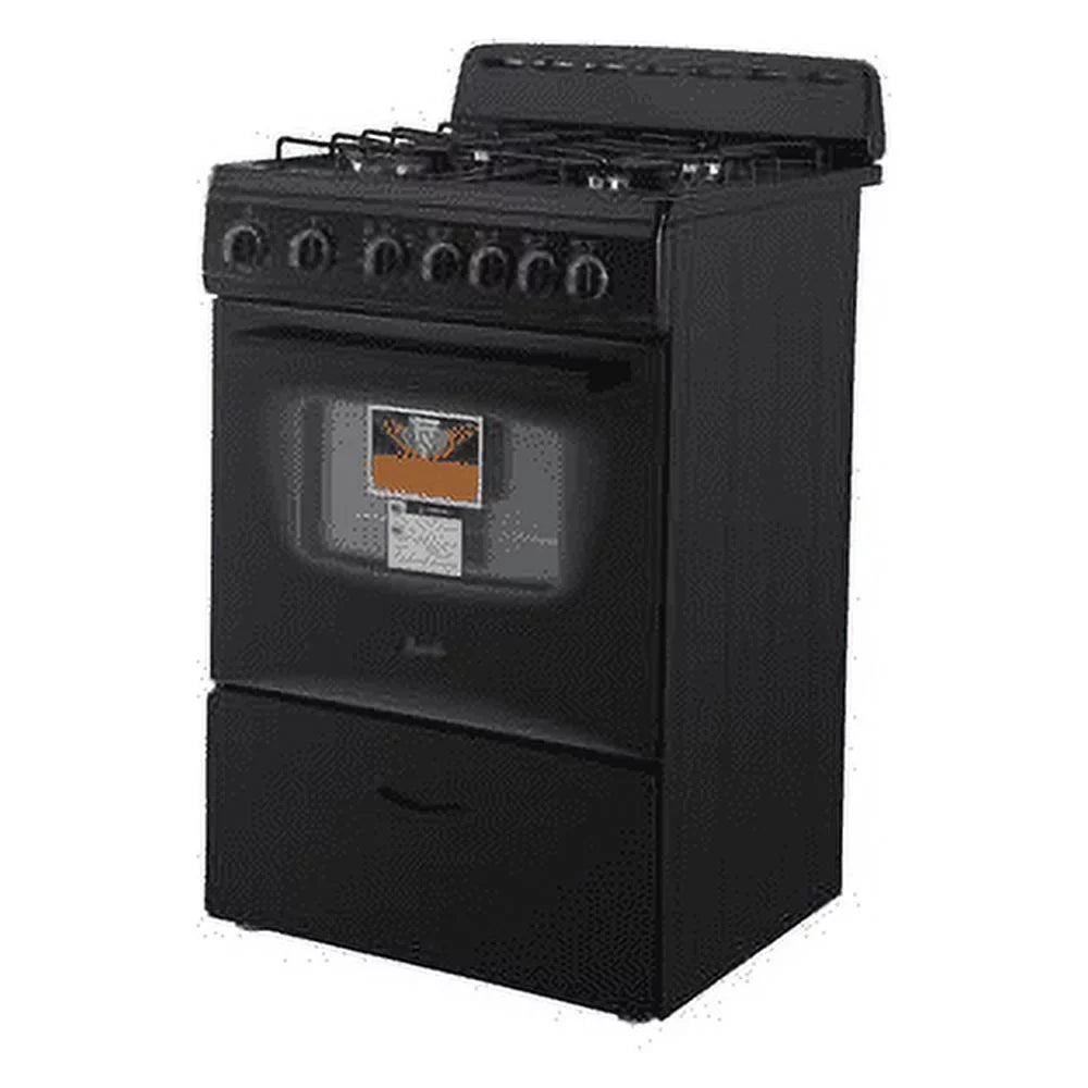Avanti 24" Compact Gas Range Oven, in Black (GR2415CB)