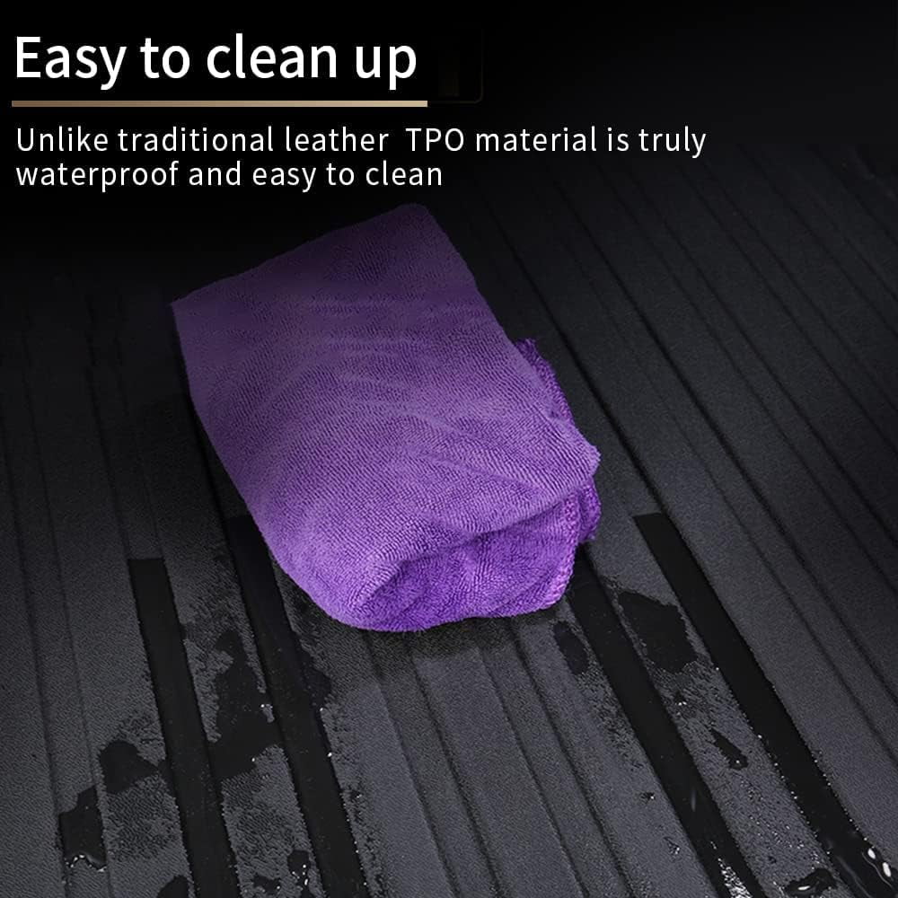 Upgrade Camry Cargo Liner | AOMSAZTO Custom Fit Trunk Mat for 2018-2023 Toyota Camry & Camry Hybrid Accessories, Rubber Cargo Mat Trunk Liner Floor Mat for Toyota Camry 2018 2019 2020 2021 2022 2023