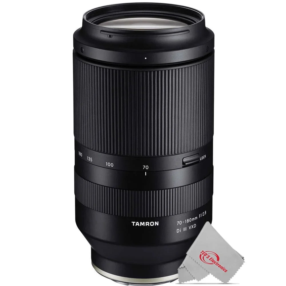 Sony Alpha a7C Full-Frame Mirrorless Camera Black with Tamron 70-180mm Di III VXD Lens Accessory Kit