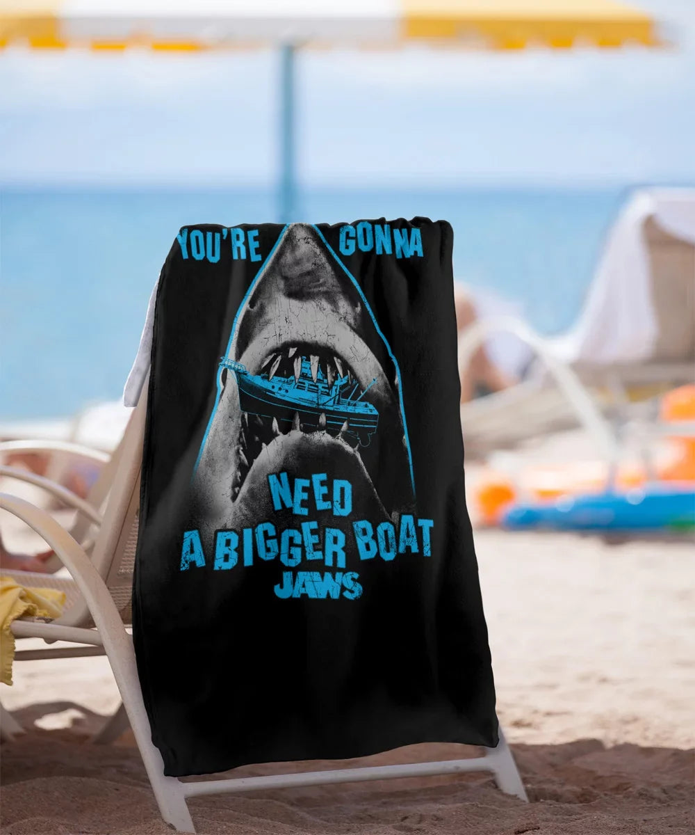 Jaws, 30"x60" Craft in Mouth Beach Towel