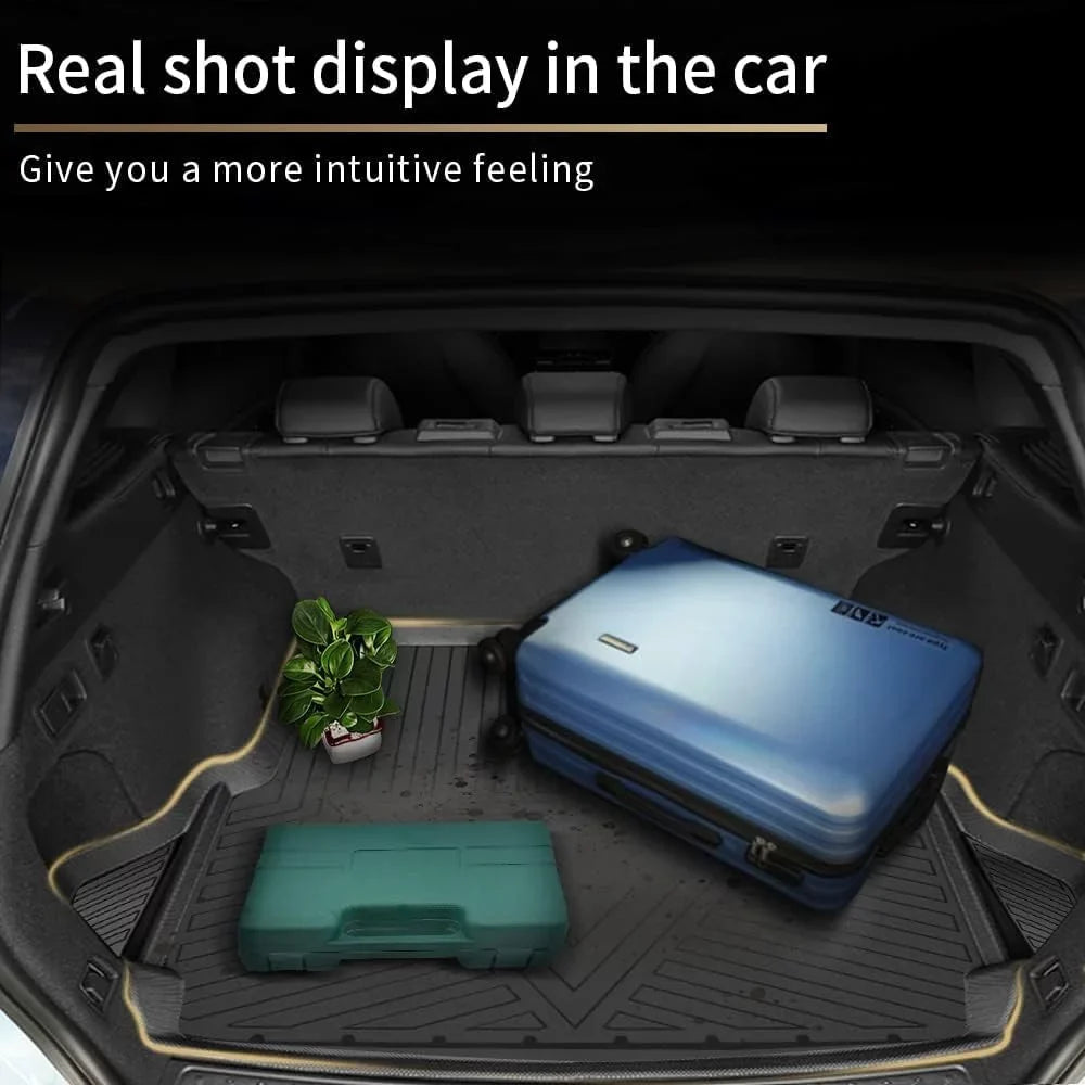 Upgrade Camry Cargo Liner | AOMSAZTO Custom Fit Trunk Mat for 2018-2023 Toyota Camry & Camry Hybrid Accessories, Rubber Cargo Mat Trunk Liner Floor Mat for Toyota Camry 2018 2019 2020 2021 2022 2023