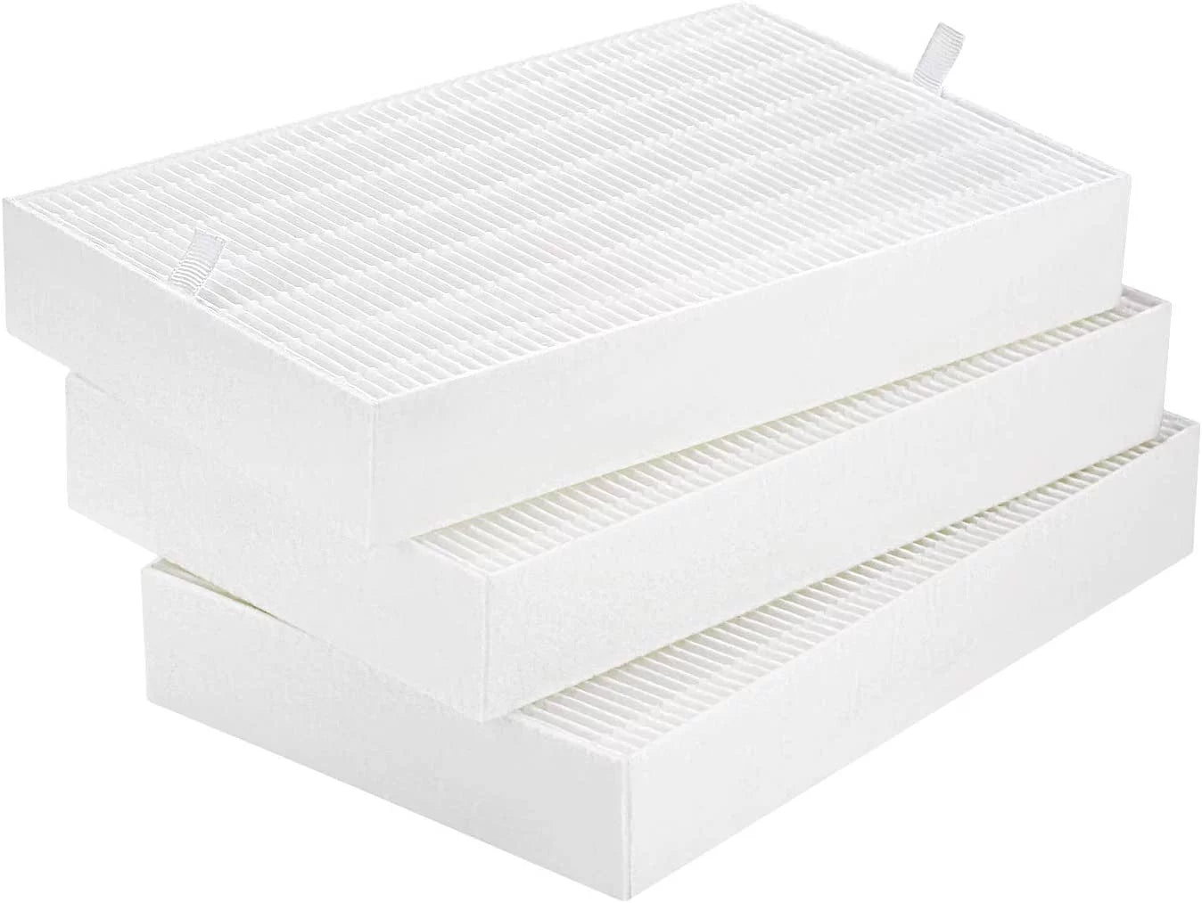 Air Purifier HEPA 13 Filter R, HRF-R3 Suitable with Honeywell Air Purifier HPA300 3 Pack with 4 Pack Precut Activated Carbon Pre-Filters Replacement HRF-AP1,Home Air Purifier Parts & Accessories
