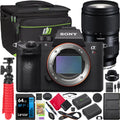 Sony a7R III Full Frame Mirrorless Camera Body ILCE-7RM3A/B Bundle with Tamron 28-75mm F2.8 Di III VXD G2 Lens A063 + Deco Gear Bag + Extra Battery & Dual Charger+ 64GB Card+ Tripod & Kit Accessories