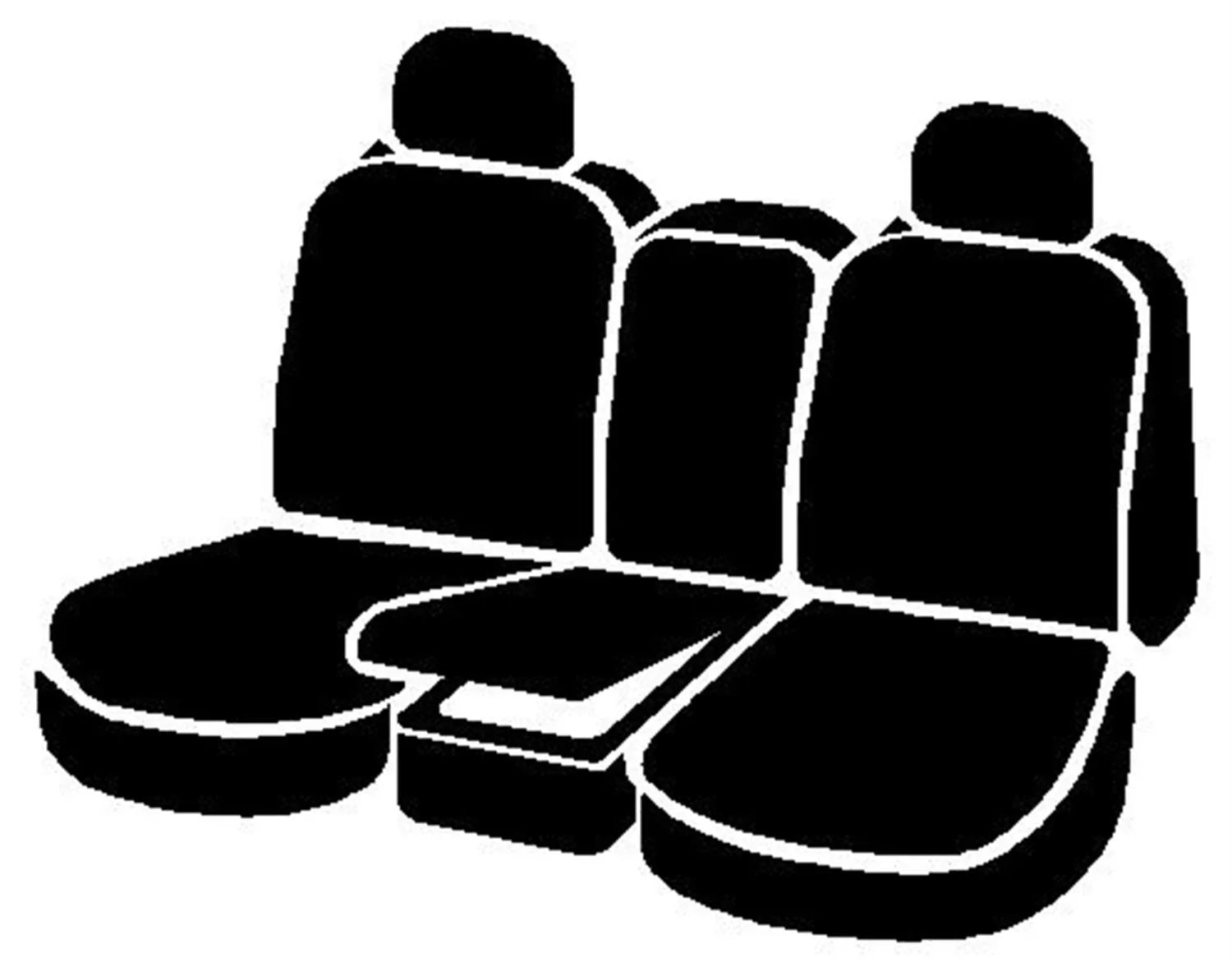 Fia Inc. OE39-15 CHARC FIAOE39-15 CHARC 06-09 RAM 1500/2500/3500 MEGA CAB FRNT 40/20/40 A/REST CTR CUSHION COMP H/REST S