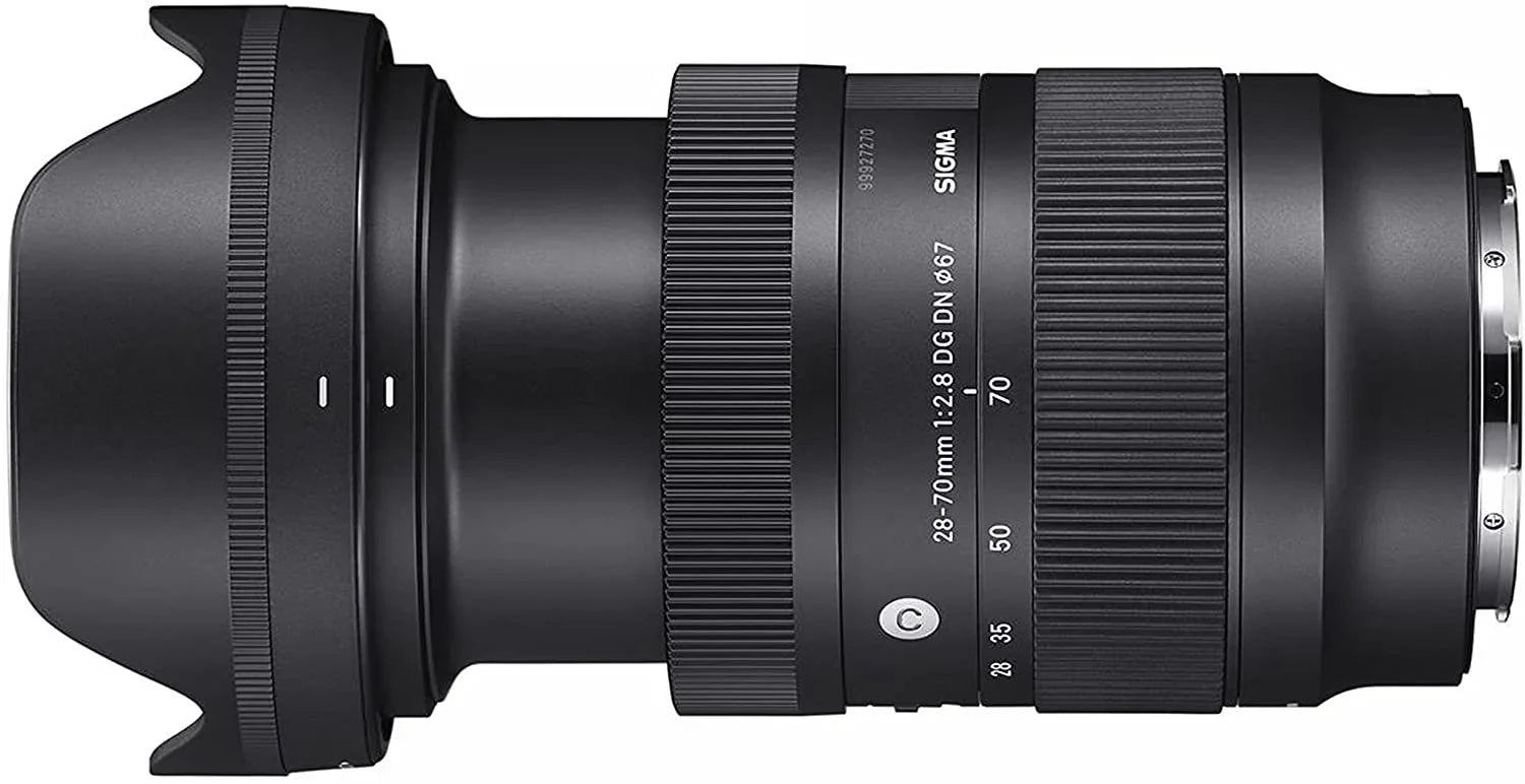 Sigma 28-70mm f/2.8 DG DN Contemporary Lens for Sony E W/Extreme Pro SD Card, Photo Edit Software, More 27pcs