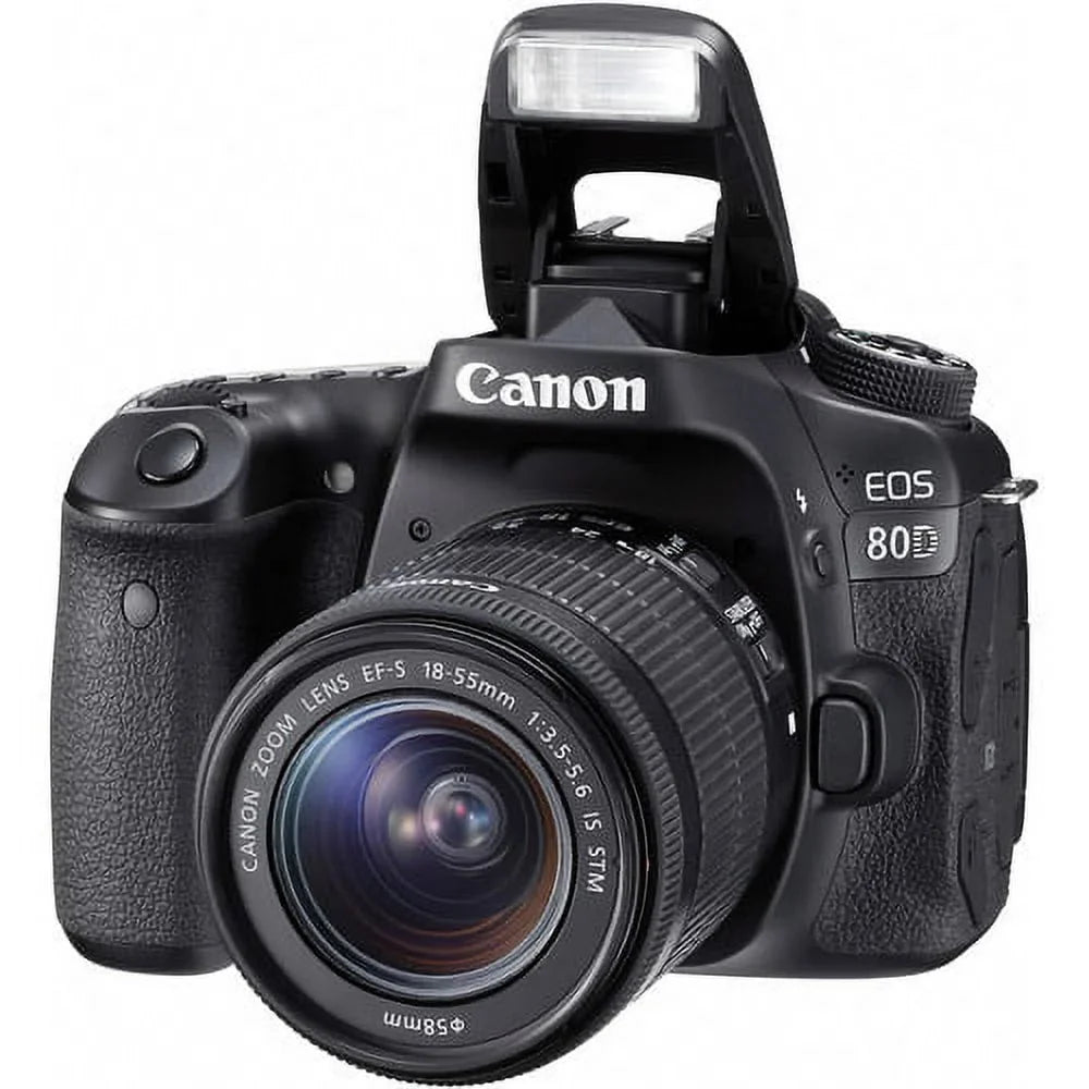 Canon EOS 80D DSLR Camera with 18-55mm Lens + 16GB Expo Essentials Kit