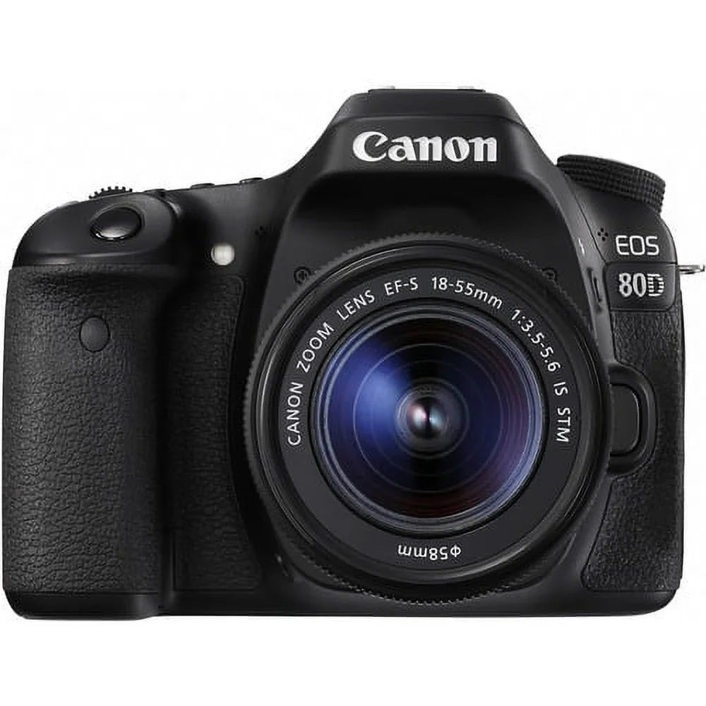 Canon EOS 80D DSLR Camera with 18-55mm Lens + 16GB Expo Essentials Kit