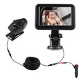 moobody Baby Car Monitor 1080P High Definition Monitor Camera for Baby Rear Facing Seat 5 Inch Car Seat Mirror Display 150° Wide View Night Vision Baby Car Mirror Camera Easy Installation