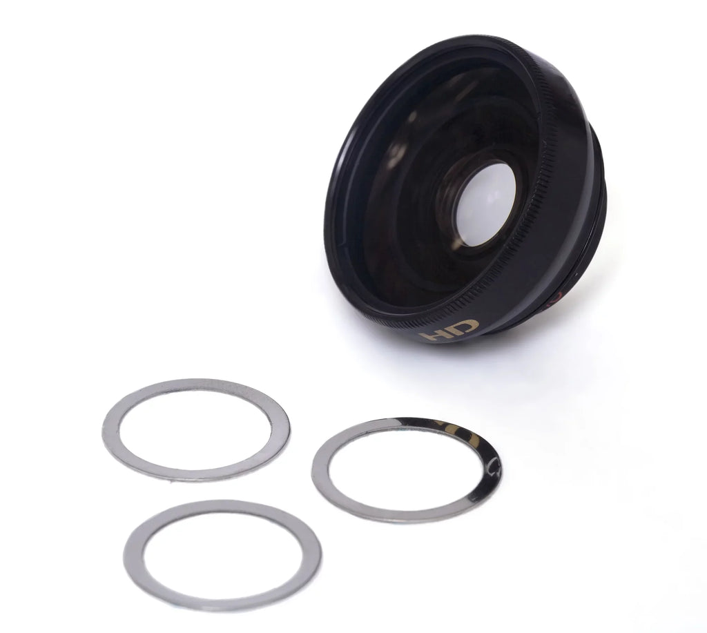 JVC PICSIO GC-FM2AUS 0.45x Wide Angle Lens (HD) Chrome Finish W/ Macro (Modification Style) Magnetic Type.